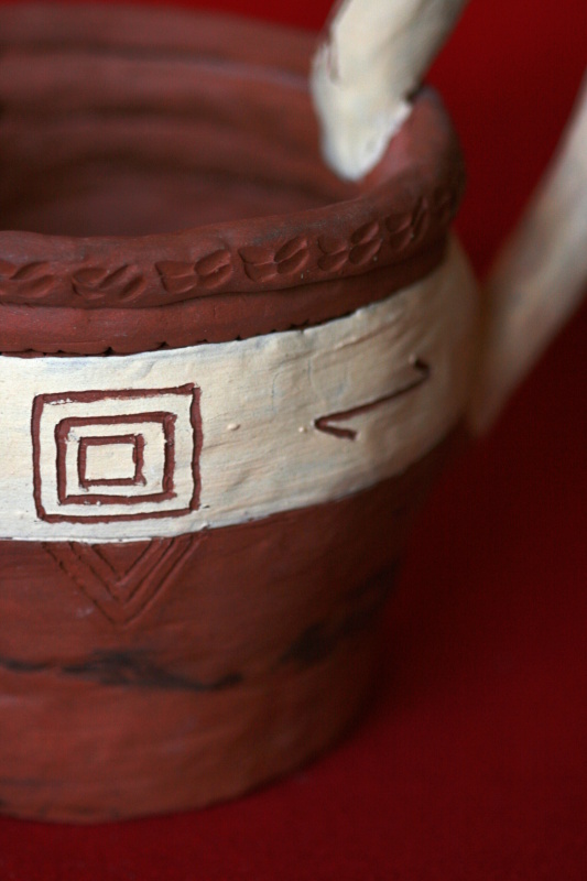 detail nádoby